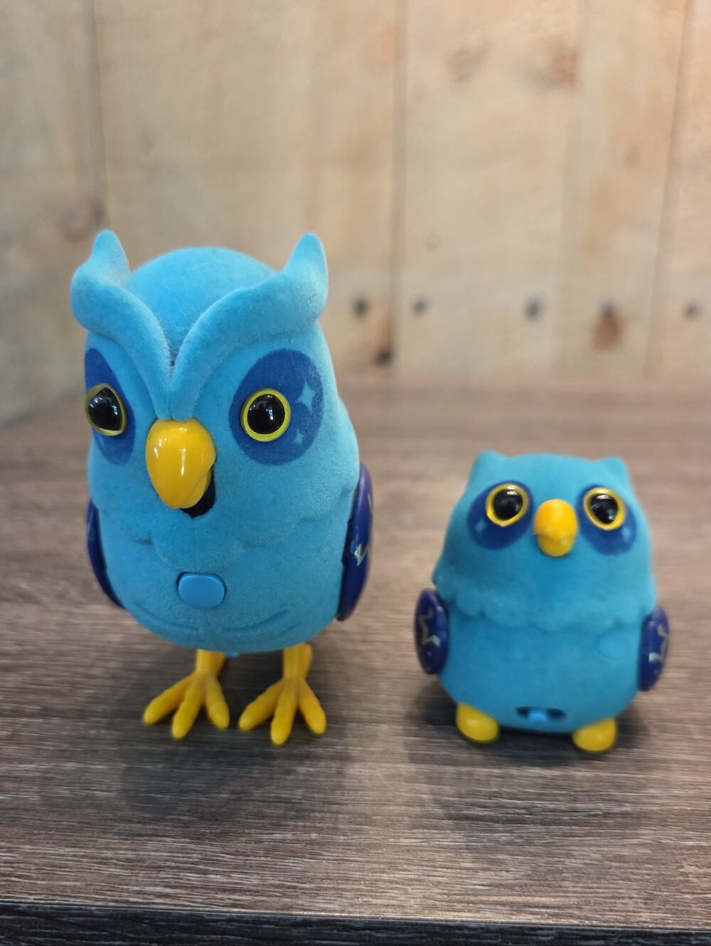Little Live Pets Tweet Talking Owl And Baby Set Blue Realistic **Baby Flawed**